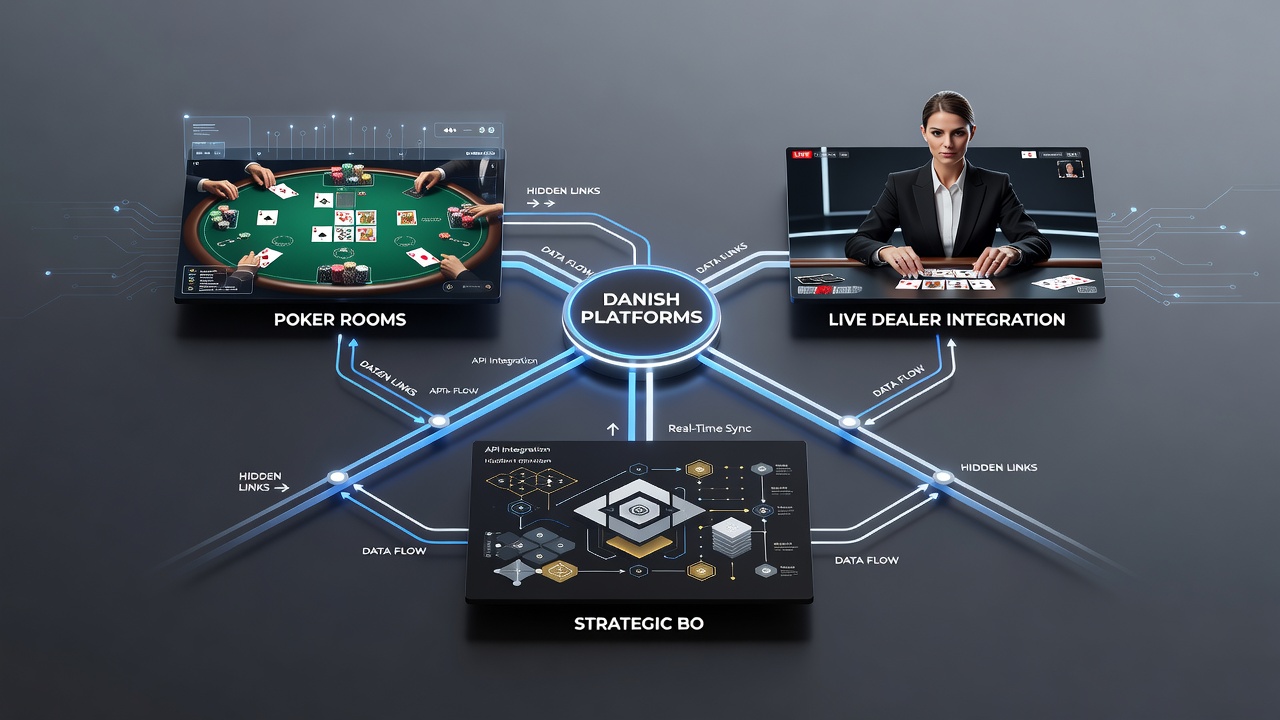 Illustration af live dealer integration og bonusstrategier på danske platforme