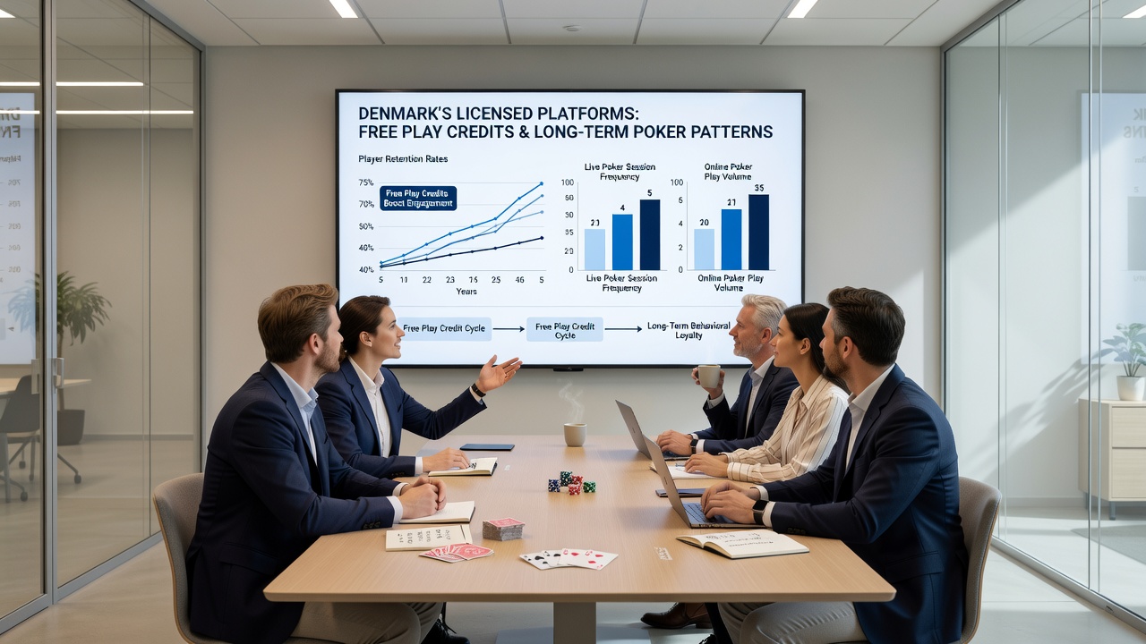 Diagram over brugerens spilvalg påvirket af gratis kreditter på danske platforme